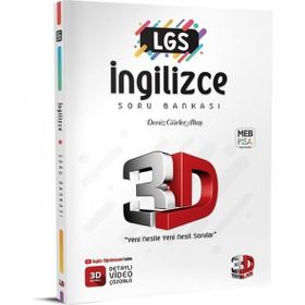 3D Yayınları 8. Sınıf LGS İngilizce Soru Bankası