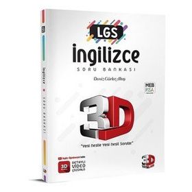 3D Yayınları 8. Sınıf LGS İngilizce Soru Bankası