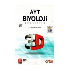 3D Yayınları AYT Biyoloji Soru Bankası Tamamı Video Çözümlü