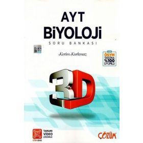 3D Yayınları AYT Biyoloji Soru Bankası