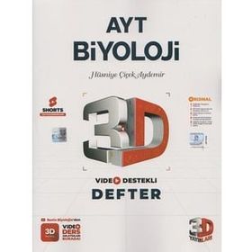3D Yayınları Ayt Biyoloji Video Destekli Defter