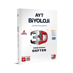 3D Yayınları Ayt Biyoloji Video Destekli Defter