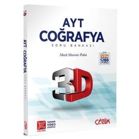 3D Yayınları AYT Coğrafya Soru Bankası Tamamı Video Çözümlü