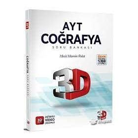 3D Yayınları AYT Coğrafya Soru Bankası Tamamı Video Çözümlü