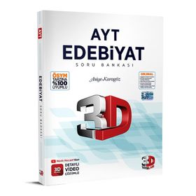 3D Yayınları AYT Edebiyat 2023 Soru Bankası