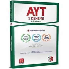3D Yayınları AYT Eşit Ağırlık 5'li Paket Deneme-3D Yayınları