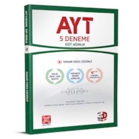 3D Yayınları AYT Eşit Ağırlık 5'li Paket Deneme-3D Yayınları