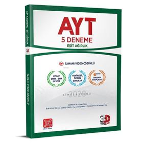 3D Yayınları AYT Eşit Ağırlık 5'li Paket Deneme-3D Yayınları