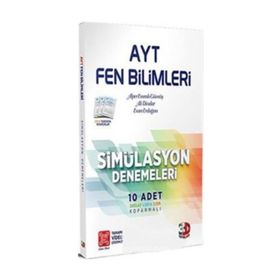 3D Yayınları AYT Fen Bilimleri Onlu Simülasyon Denemeleri Tamamı Video Çözümlü