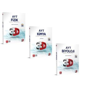 3D Yayınları AYT Fizik Kimya Biyoloji Soru Bankası 2020