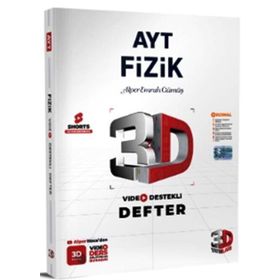 3D Yayınları Ayt Fizik Video Destekli Defter