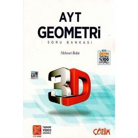 3D Yayınları AYT Geometri Soru Bankası Tamamı Video Çözümlü