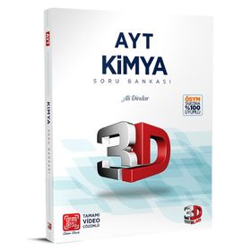 3D Yayınları AYT Kimya Soru Bankası Tamamı Video Çöz