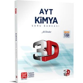 3D Yayınları AYT Kimya Soru Bankası Tamamı Video Çöz