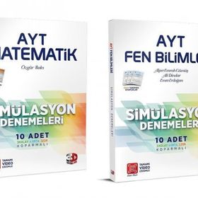 3d Yayınları - AYT Matematik+ Fen Bilimleri Simülasyon Deneme Seti 2 Kitap