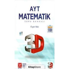 3D Yayınları AYT Matematik Soru Bankası