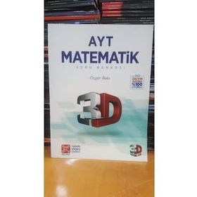 3D Yayınları AYT Matematik Tamamı Video Çözümlü 2023 Soru Bankası