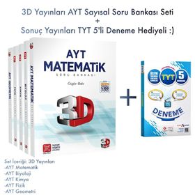 3D Yayınları AYT Sayısal Soru Bankası Seti
