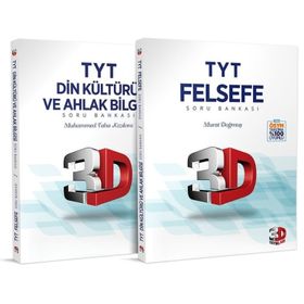 3D Yayınları TersYüz TYT Felsefe ve TYT Din Kültürü Soru Bankası