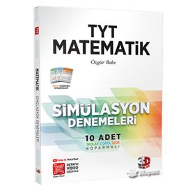3D Yayınları TYT 10'lu Matematik Simülasyon Denemeleri