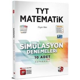 3D Yayınları TYT 10'lu Matematik Simülasyon Denemeleri