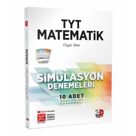3D Yayınları TYT 10'lu Matematik Simülasyon Denemeleri