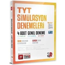 3D Yayınları TYT 4'lü Simülasyon 2023 Genel Deneme
