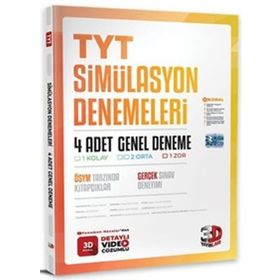 3D Yayınları TYT 4'lü Simülasyon 2023 Genel Deneme