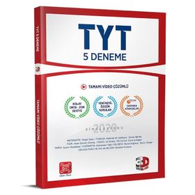 3D Yayınları TYT 5 Deneme Tamamı Video Çözümlü
