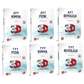 3d Yayınları Tyt Ayt Fizik Kimya Biyoloji Soru Bankası Seti 2023