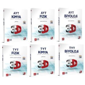 3d Yayınları Tyt Ayt Fizik Kimya Biyoloji Soru Bankası Seti 2023