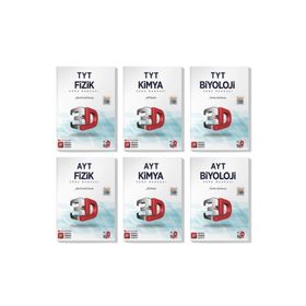 3d Yayınları Tyt Ayt Fizik Kimya Biyoloji Soru Bankası Seti 2023