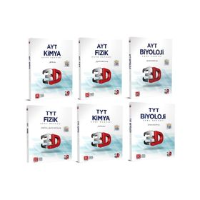 3d Yayınları Tyt Ayt Fizik Kimya Biyoloji Soru Bankası Seti 2023