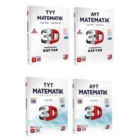 3D Yayınları Tyt Ayt Matematik Geometri Soru Bankası Seti 2023