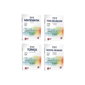 3D Yayınları TYT Branş Deneme Seti 4 Kitap