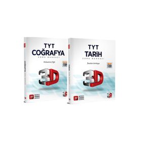 3D Yayınları TYT Coğrafya Tarih Soru Bankası Seti