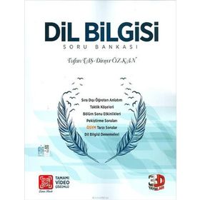 3D Yayınları TYT Dil Bilgisi Soru Bankası Tamamı Video Çözümlü