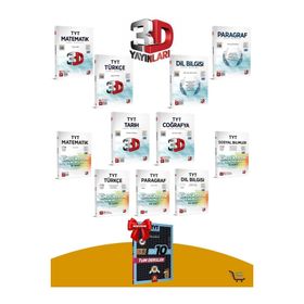 3D Yayınları TYT Eşit Ağırlık Soru Bankası Seti Çıkmış Sorular