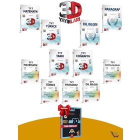 3D Yayınları TYT Eşit Ağırlık Soru Bankası Seti Çıkmış Sorular