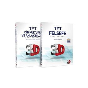 3D Yayınları TYT Felsefe ve Din Kültürü ve Ahlak Bilgisi Soru Bankası