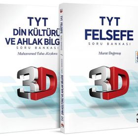 3D Yayınları TYT Felsefe ve Din Kültürü ve Ahlak Bilgisi Soru Bankası