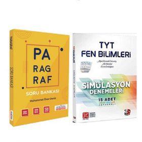 3D Yayınları Tyt Fen Bilimleri Deneme Ve Akm Paragraf Soru Bankası Seti 2 Kitap