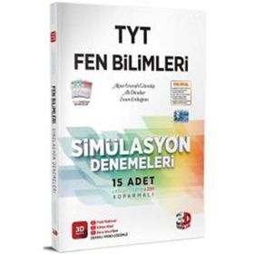 3D Yayınları TYT Fen Bilimleri Simülasyon 15 Adet Deneme