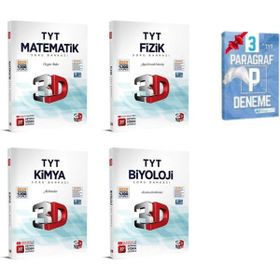 3D Yayınları TYT Fizik Kimya Biyoloji Matematik Soru Bankası Seti