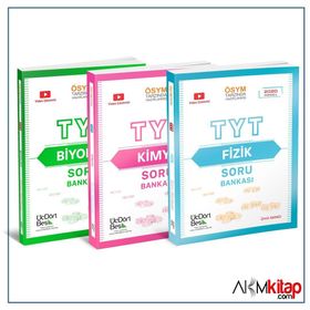 3D Yayınları Tyt Fizik Kimya Biyoloji Soru Bankası Seti 3 Kitap - Kolektif