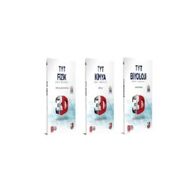 3D Yayınları Tyt Fizik Kimya Biyoloji Soru Bankası Seti 3 Kitap - Kolektif