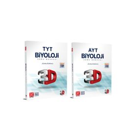 3D Yayınları Tyt Fizik Kimya Biyoloji Soru Bankası Seti 3 Kitap - Kolektif
