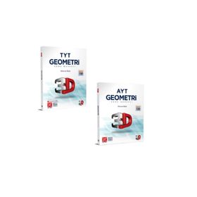 3D Yayınları Tyt Geometri + Ayt Geometri Soru Bankası