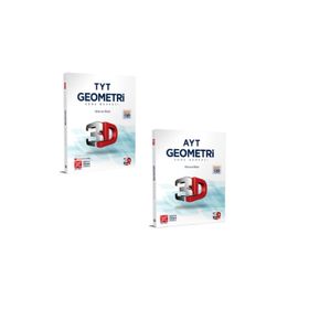 3D Yayınları Tyt Geometri + Ayt Geometri Soru Bankası
