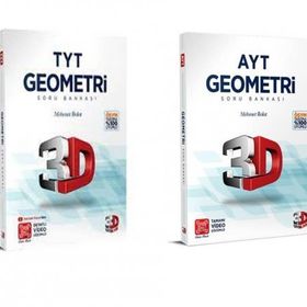 3D Yayınları Tyt Geometri + Ayt Geometri Soru Bankası